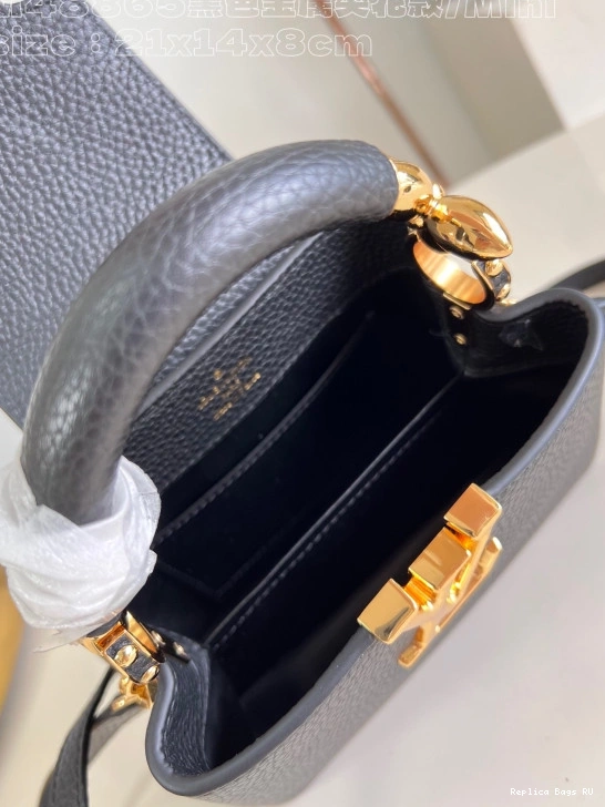 Cheap LOUIS VUITTON MINI-21*14*8CM CAPUCINES 0711